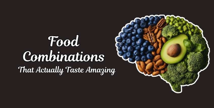 Colorful display of weird food combinations featuring Mr. Moco nata de coco juice bottles with fresh tropical fruits arranged